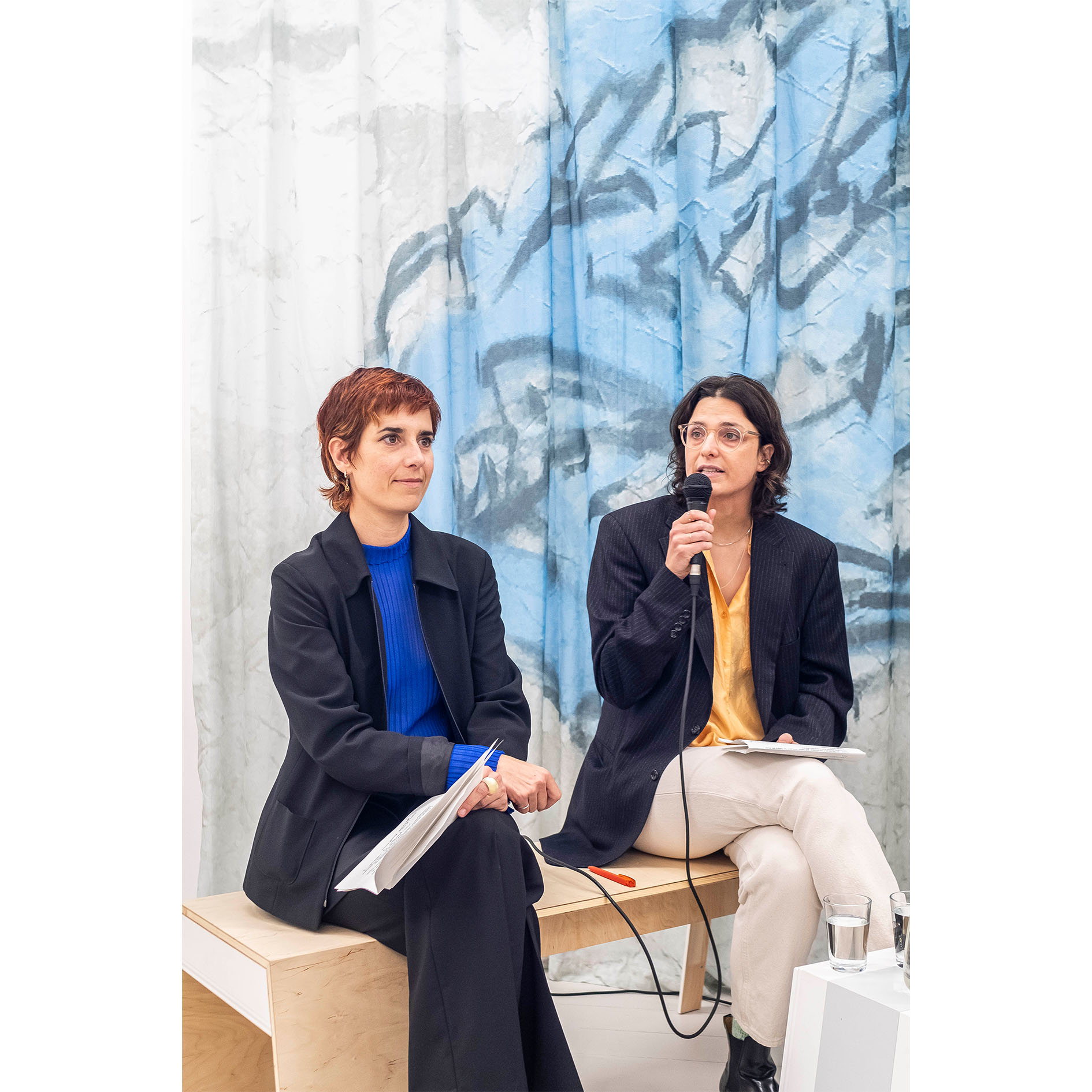 Affective Archives: Talk with Isabel Lewis and Yon Natalie Mik. Photo: Mathias Völzke